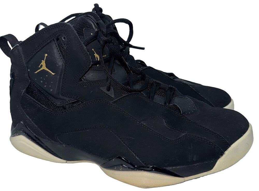 Nike Air Jordan True Flight Black Gold Men’s Size 11 342964-026